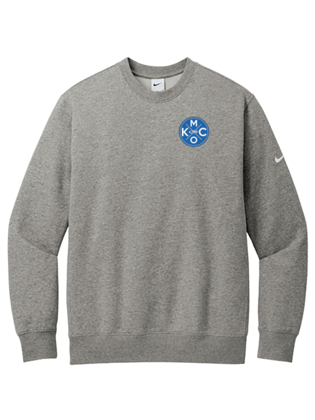 KCMO Rush Nike Club Fleece Sleeve Swoosh Crew