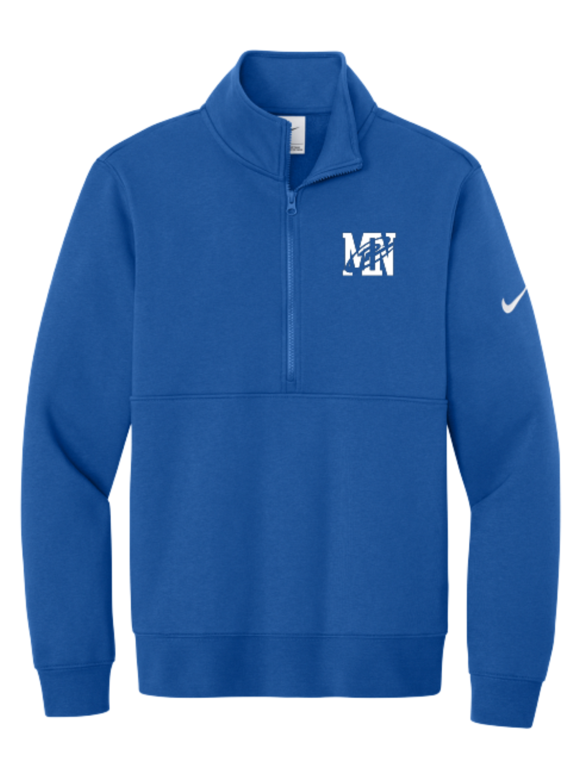 MN Rush Nike Club Fleece Sleeve Swoosh 1/2-Zip