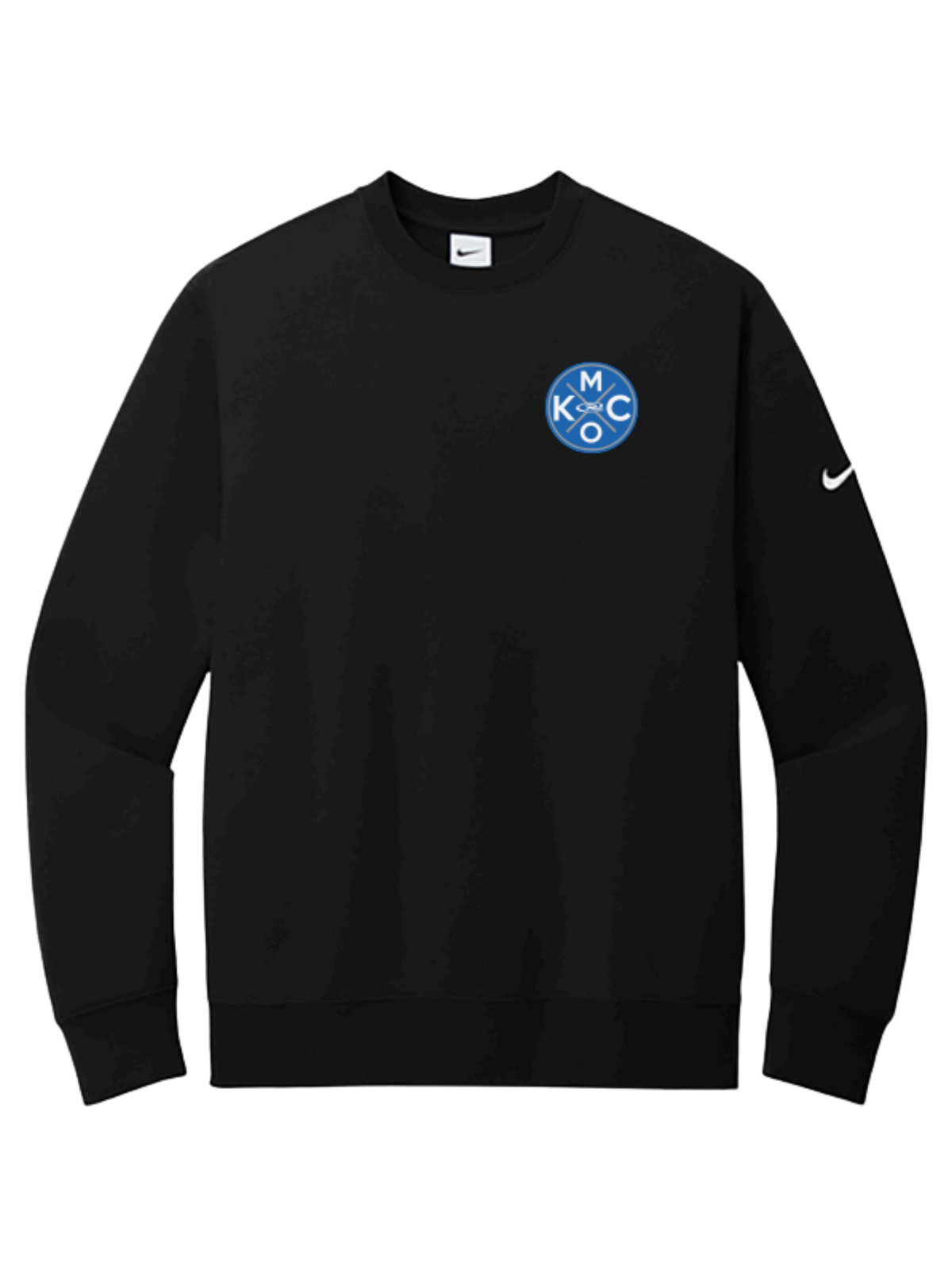 KCMO Rush Nike Club Fleece Sleeve Swoosh Crew