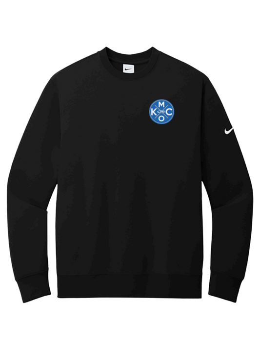 KCMO Rush Nike Club Fleece Sleeve Swoosh Crew