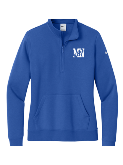 MN Rush Nike Club Fleece Sleeve Swoosh 1/2-Zip