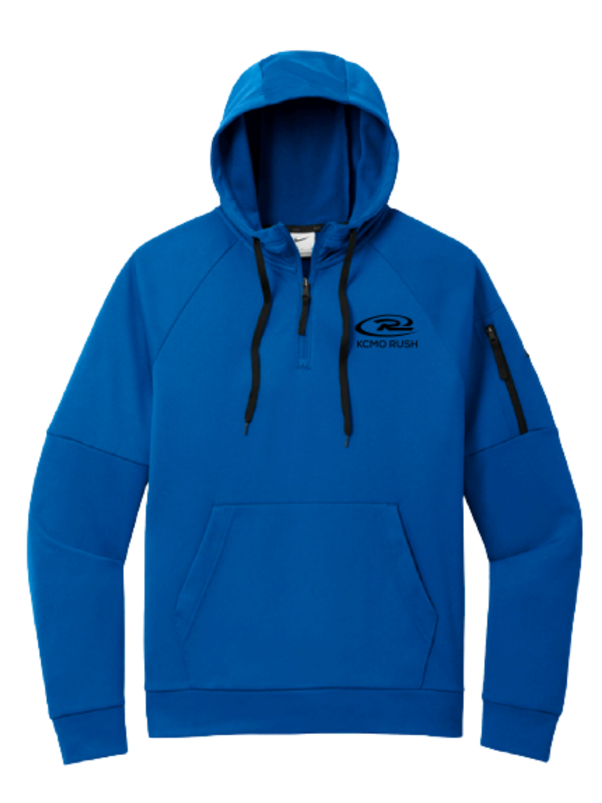 KCMO Rush Nike Therma-Fit Pocket 1/4-Zip Fleece Hoodie