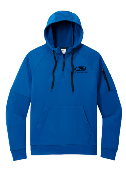 KCMO Rush Nike Therma-Fit Pocket 1/4-Zip Fleece Hoodie