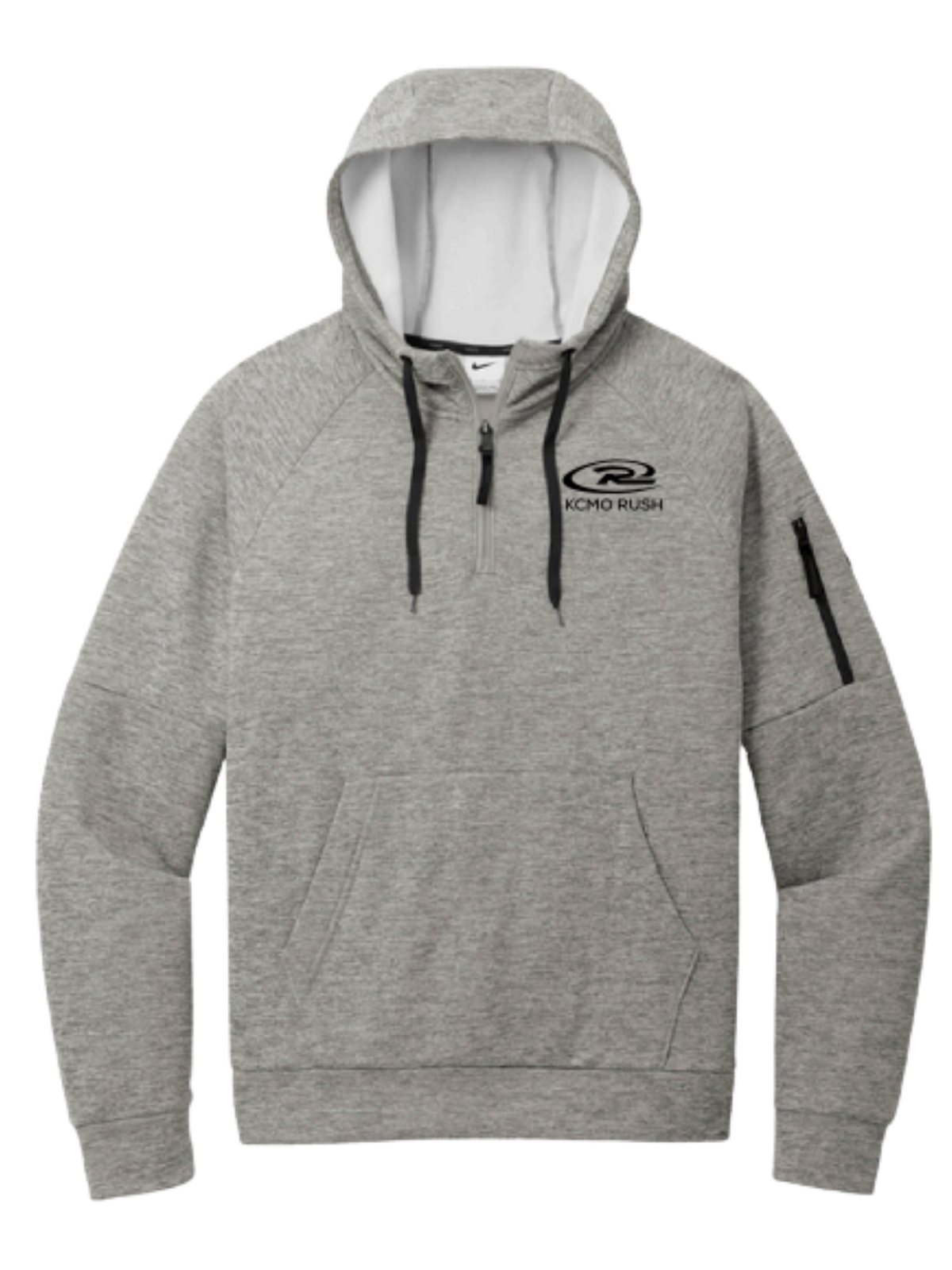 KCMO Rush Nike Therma-Fit Pocket 1/4-Zip Fleece Hoodie