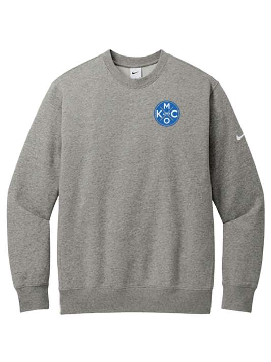 KCMO Rush Nike Club Fleece Sleeve Swoosh Crew