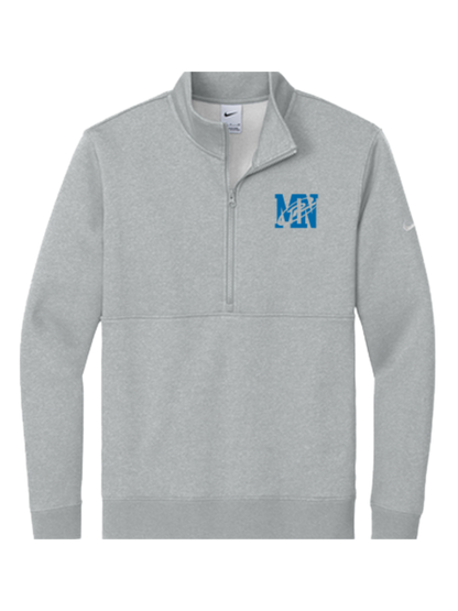 MN Rush Nike Club Fleece Sleeve Swoosh 1/2-Zip