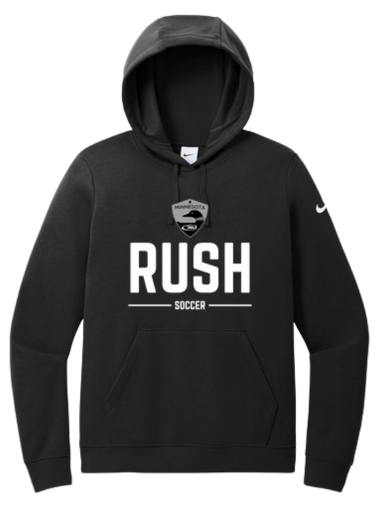 MN Rush Nike Ladies Club Fleece Sleeve Swoosh Pullover Hoodie