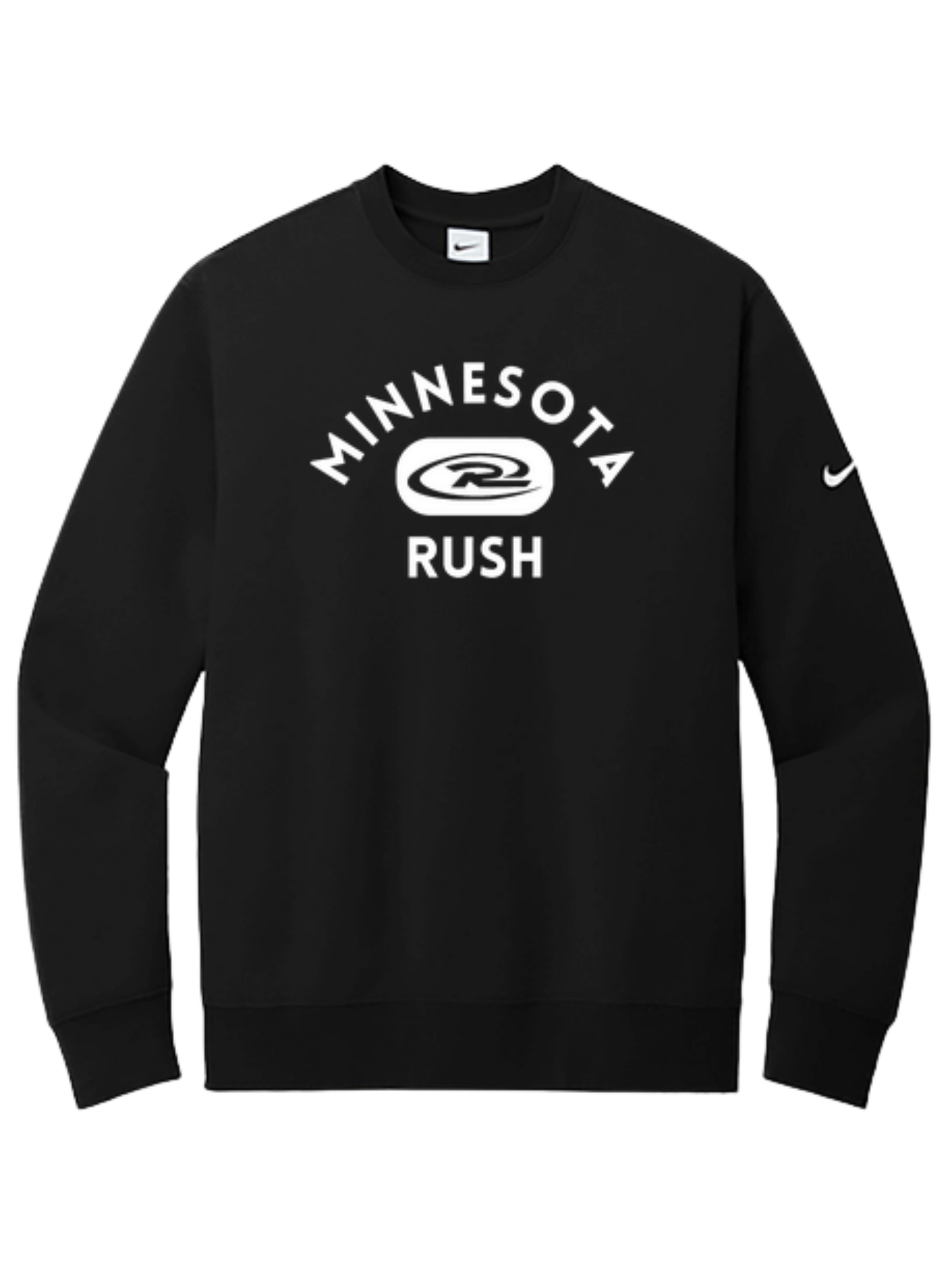 Nike Club Fleece Sleeve Swoosh Crew