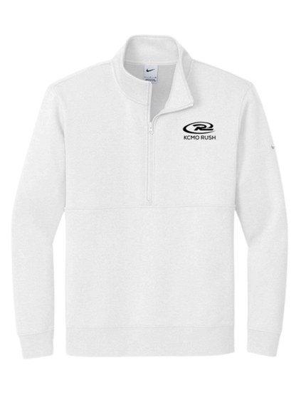 KCMO Rush Nike Club Fleece Sleeve Swoosh 1/2-Zip